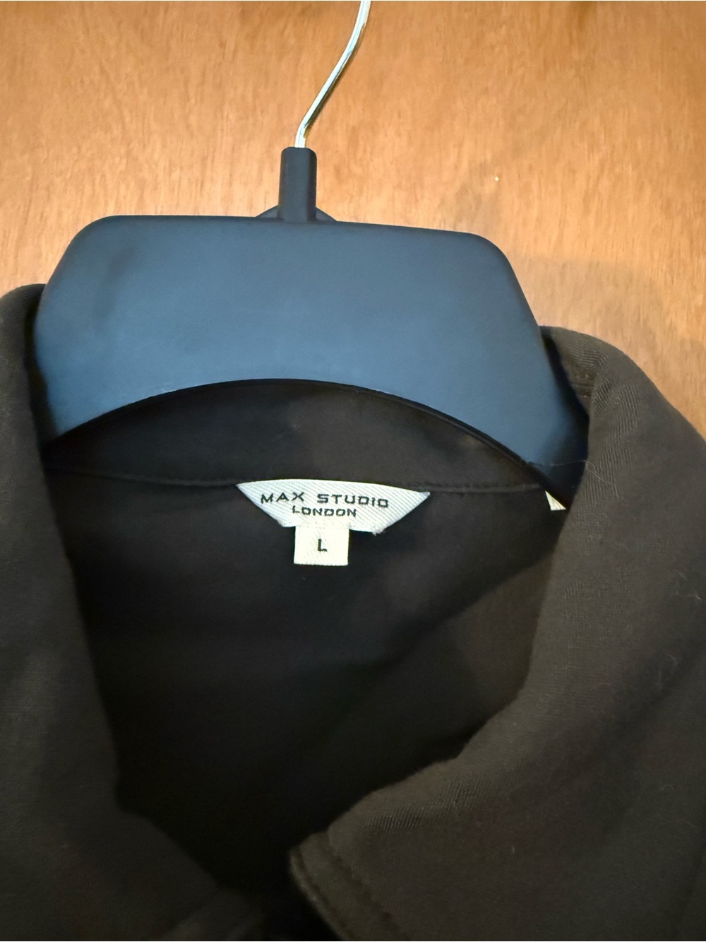 Max Studio Olive Green Utility Button-Front Jacket - Picture 2 of 3